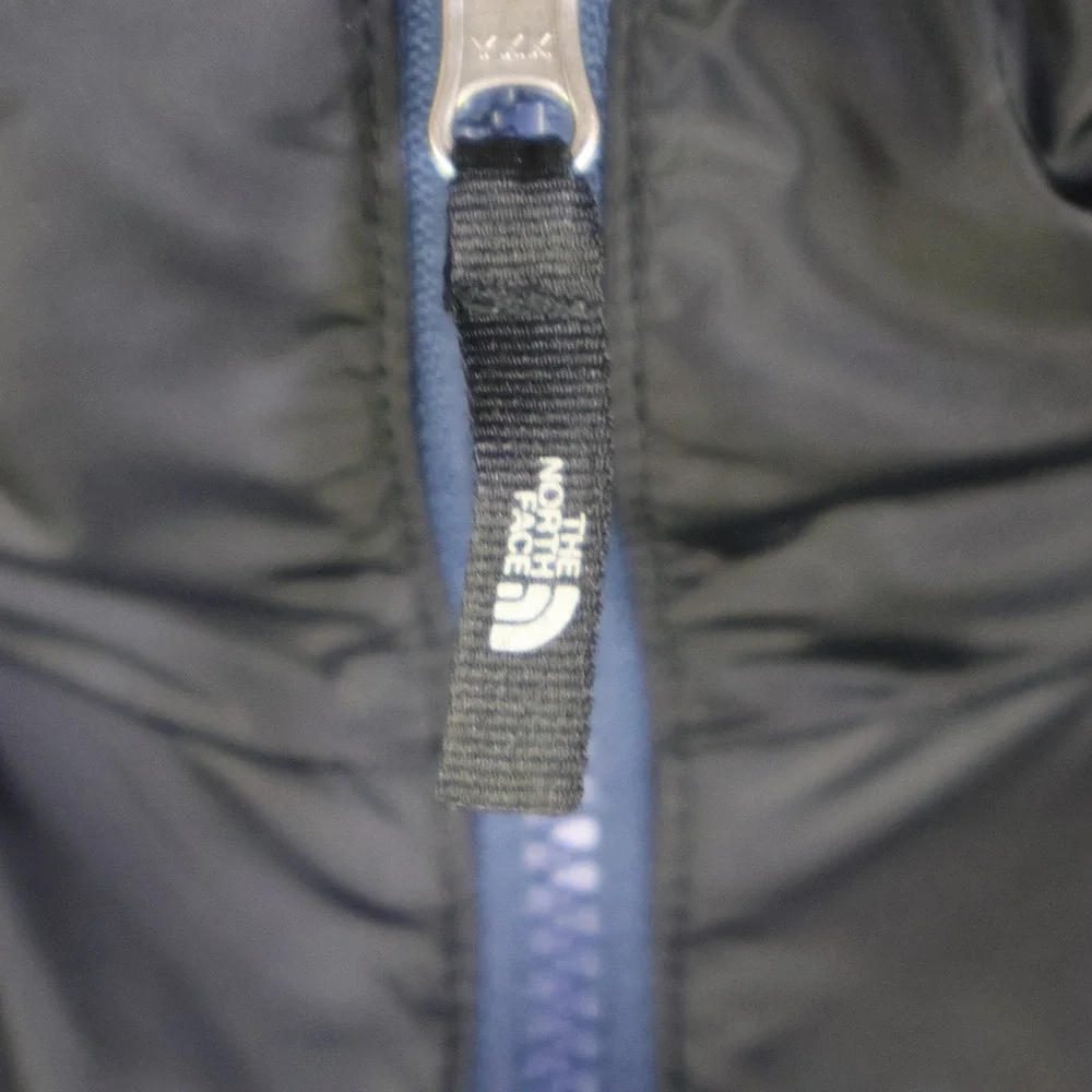 2009 The North Face Nuptse‎ 700 Puffer Jacket Medium Black Navy Blue Down